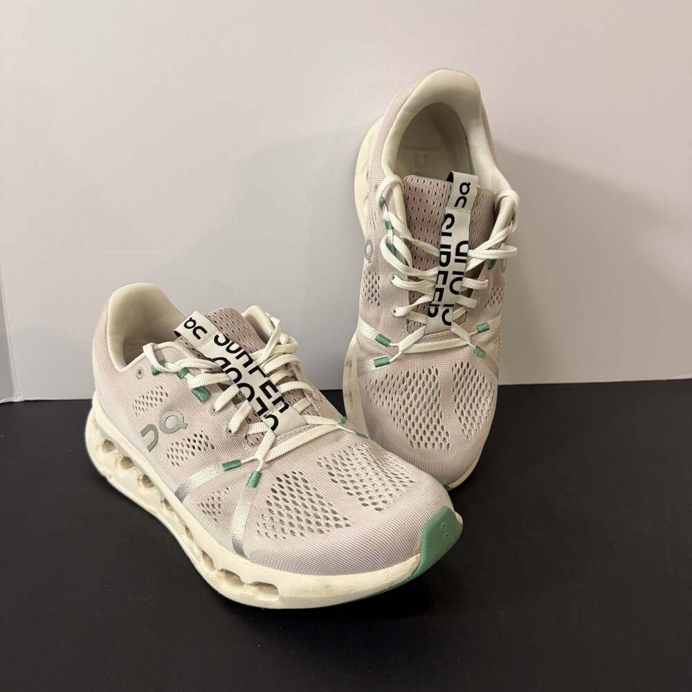 On Cloudsurfer Pearl Ivory Women's Running Shoes Size US 11